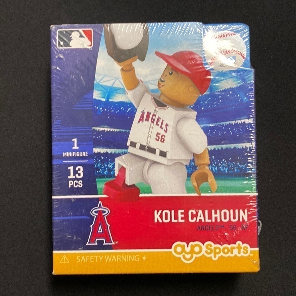 MLB baseball Angels of Anaheim player mini Lego action figure lego people by oyo
